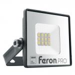 Светодиодный прожектор Feron PRO LL-1000 10Вт 6400К IP65 Черный