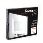 Светодиодный прожектор Feron PRO LL-1000 100Вт 6400К IP65 Черный
